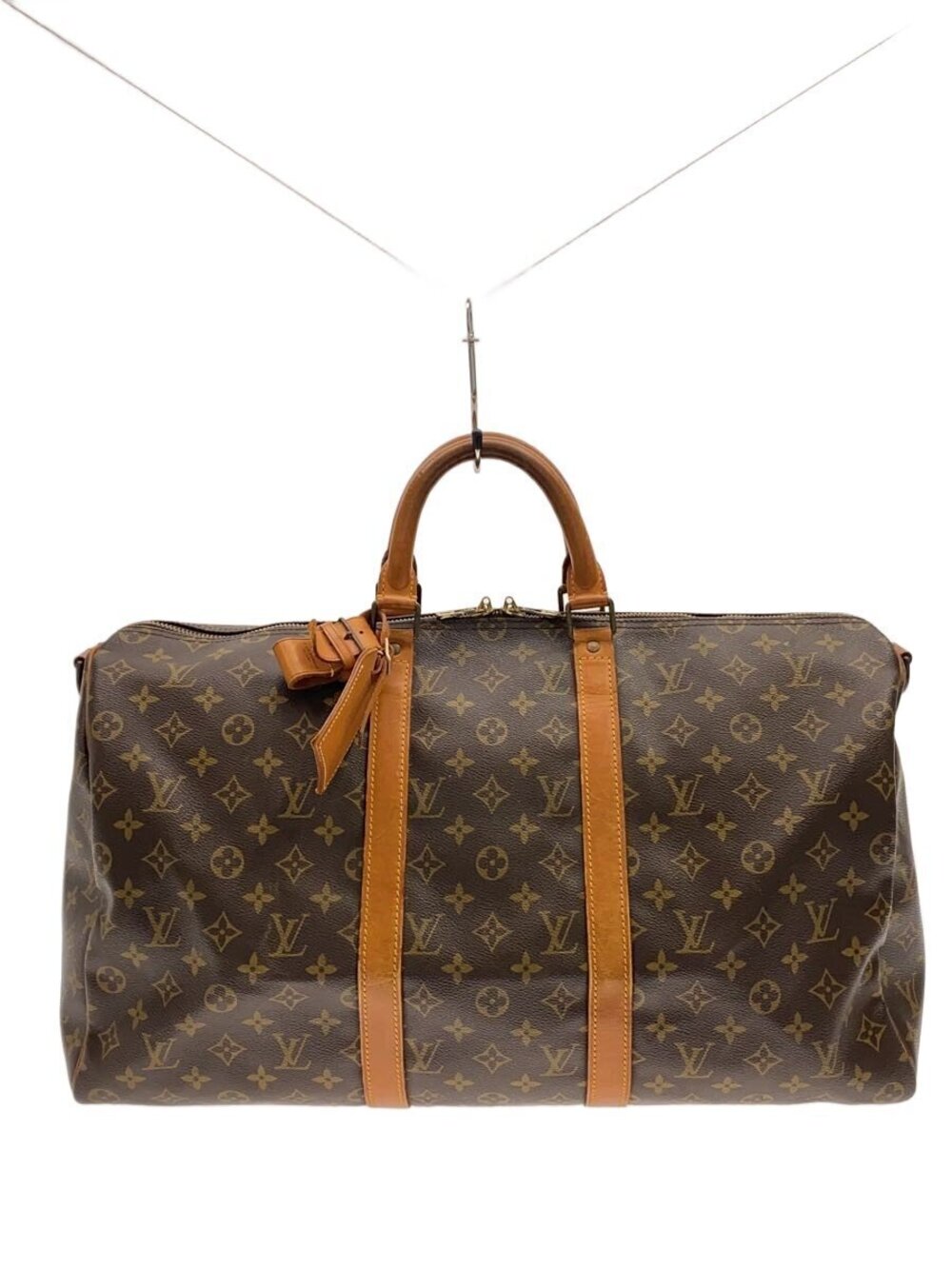 LOUIS VUITTON Keepall Bandouliere Canvas Brown